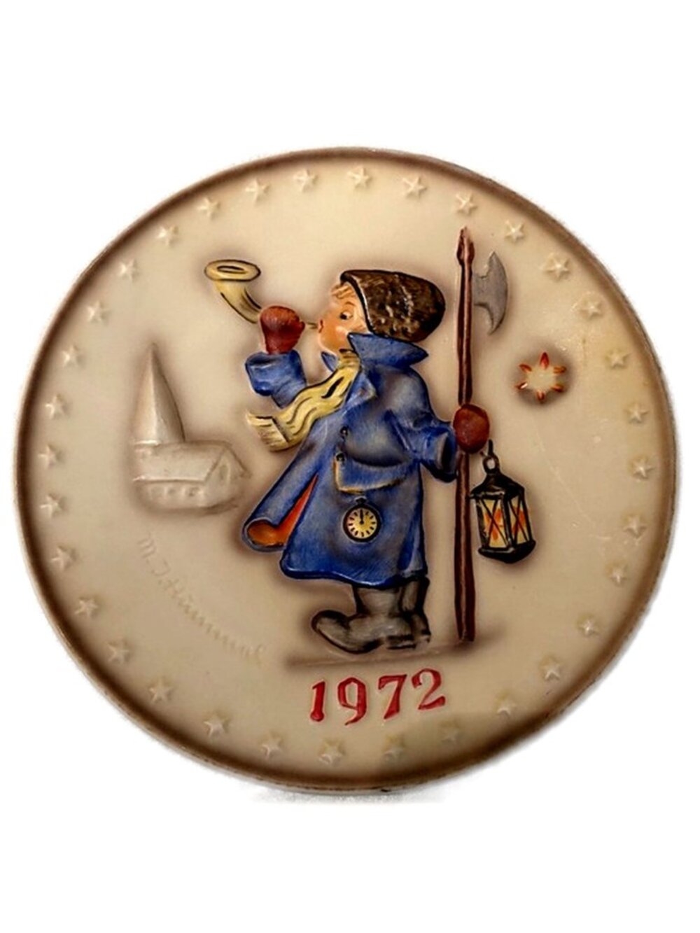 Goebel M.J. Hummel Collectible 2nd Annual Plate 1972 -#265 "Hear Ye, Hear Ye”